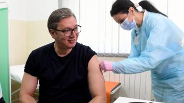 Serbia's leader chooses Chinese-made vaccine for own shot