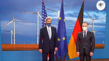 Kerry says US examining carbon border tax, sees risks