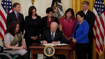 Biden signs anti-Asian hate crime bill marking 'significant break' in partisanship
