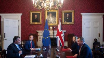 UK, EU seek to avert 'sausage war' in post-Brexit talks