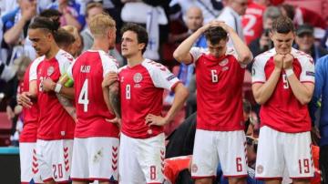 Christian Eriksen: Denmark midfielder 'awake' after collapsing on pitch