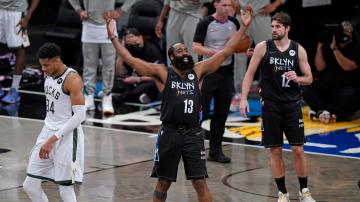 Nets’ James Harden available, Kyrie Irving out for Thursday’s Game 6