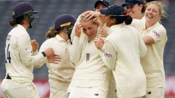 England v India: Hosts on top despite rain and half-century from Shafali Verma