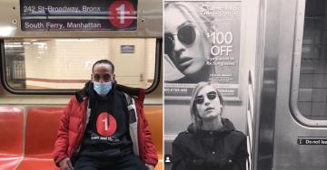 Some folks are just born to ride the subway (32 Photos)