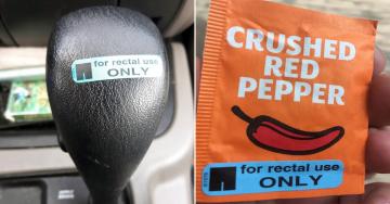 Not sure we should trust the placement of these “For Rectal Use Only” stickers (33 Photos)