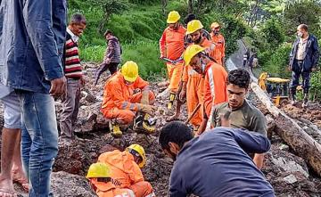 One Dead, 9 Feared Trapped After Landslide In Himachal's Kangra