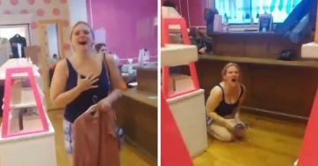 ‘Karen’ has an absolutely INSANE meltdown in Victoria’s Secret after taking a swipe at another customer