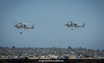 US Hands Over First 2 Of 24 MH-60R Maritime Helicopters To Indian Navy
