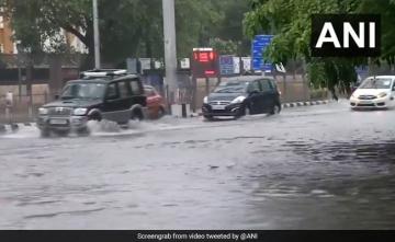 Heavy Rain In Delhi Leads To Waterlogging At Several Places