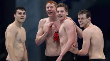 Tokyo Olympics: Great Britain win emphatic gold in 4x200m freestyle relay