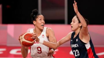 Canada downs South Korea to grab first win in women’s basketball