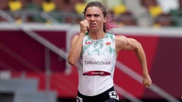 Belarus runner alleges Olympic team tried to send her home