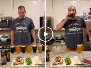 Dude chugs 6 beers in 40 seconds and honestly, it’s pretty impressive (Video)