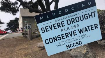 Dry California tourist town to guests: 'Please conserve'