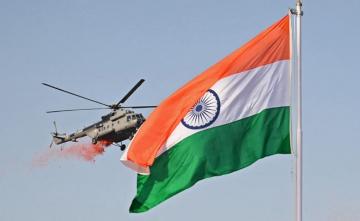 In A First, IAF Choppers Shower Flowers After Flag Unfurling At Red Fort