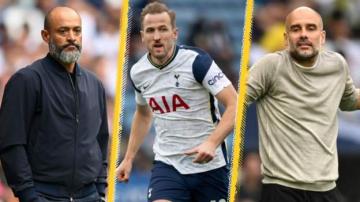 Harry Kane: Nuno Espirito Santo and Pep Guardiola non-committal on Tottenham striker's future