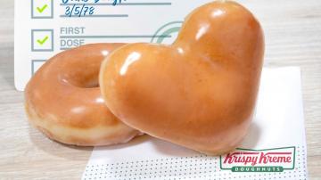 Get TWO Free Krispy Kreme Doughnuts With Proof of Vaccination