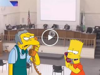Real-life Bart Simpson pranks school board like it’s Moe’s (Video)