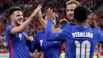 Hungary 0-4 England: Sterling, Kane, Maguire and Rice score in emphatic win