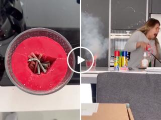 The only mood getting set with this exploding candle prank is annoyed (Video)