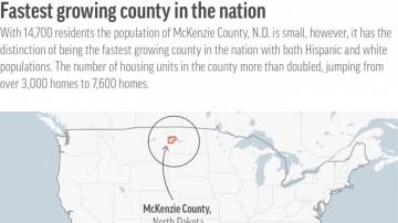 Oil boom remakes N. Dakota county with fastest growth in US