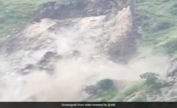 Watch: Landslide In Shimla District Blocks Key Highway
