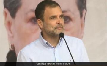 Watch: Rahul Gandhi Asks Congress Workers To Chant 'Jai Mata Di' In Jammu