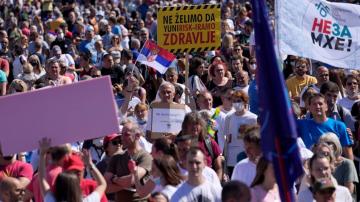 Serbs protest against lithium mining, other eco problems