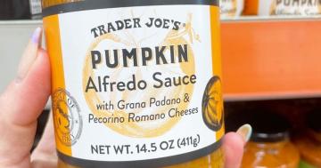 Hi, Yes, Trader Joe's Now Has Pumpkin Alfredo Sauce, and We Want It on Everything