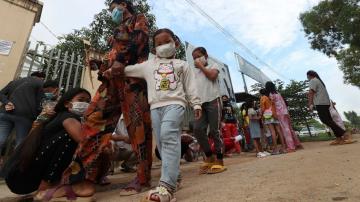 Cambodia vaccinating 6-to-11-year-olds before schools reopen