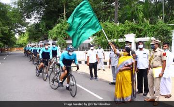 Air Force Personnel On 700-Km Cycle Expedition To Mark 1971 War Victory