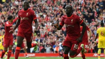 Liverpool 3-0 Crystal Palace: Reds remain unbeaten as Sadio Mane scores 100th goal