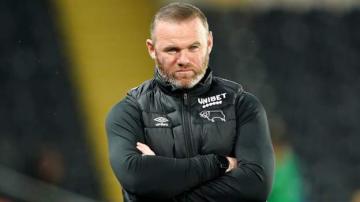 Derby County: Wayne Rooney vows to stay despite club going into administration