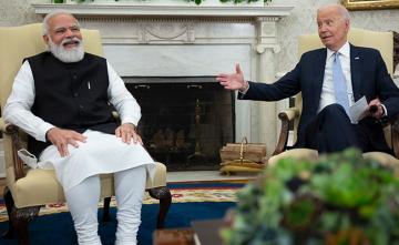 US President Jokes About "5 Bidens In India", PM Modi "Offers" Papers