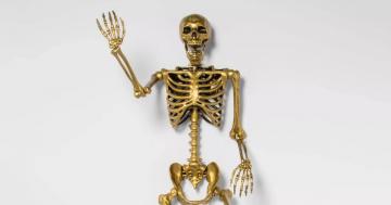Target Is Selling a 5-Foot-Tall Gold Skeleton, and the Displays Are Hilarious
