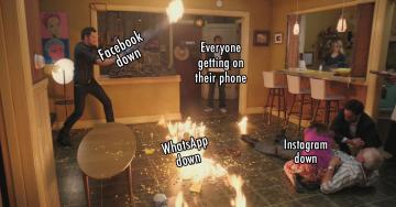 Facebook, IG, and Whatsapp are down and people are FREAKING OUT (34 Photos)
