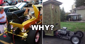 Bizarre cars in the midst of an identity crisis (40 Photos)