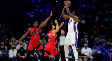 10 things: Raptors pummelled by 76ers’ Embiid, Drummond