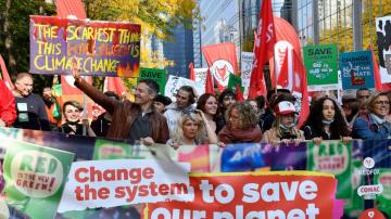 Thousands march in Brussels to demand tougher climate action