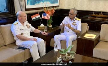 Top US Naval Commander, Indian Navy Chief Discuss Martime Security