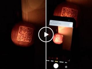 If you see a QR code pumpkin this Halloween, don’t do it! You’ve been warned (Video)