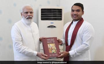 Sri Lankan Minister Meets PM Modi, Gifts Sinhala Version Of Bhagavad Gita