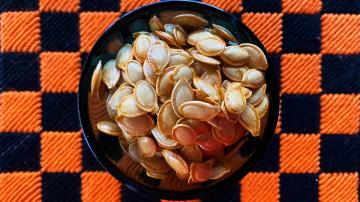 You Should Brine Some Pumpkin Seeds in Beer and Air Fry 'Em