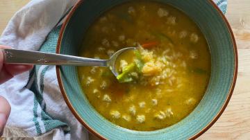 Make a Filling Seasonal Soup With Two Trader Joe's Products