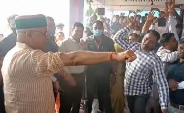 Video: Chhattisgarh Chief Minister Bhupesh Baghel "Whipped" In A Ritual