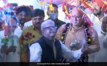 Watch: Chhattisgarh Chief Minister Dances With Artists At Festive Event