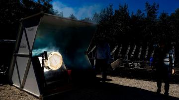 AP PHOTOS: Roasting coffee with the rays of the sun