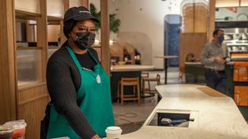 Starbucks, Amazon open grab-and-go store in New York