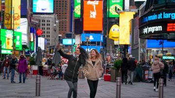 With lights back on, Times Square hopes to regain its luster
