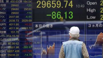 Asian shares mixed after China warning on risks, stagflation